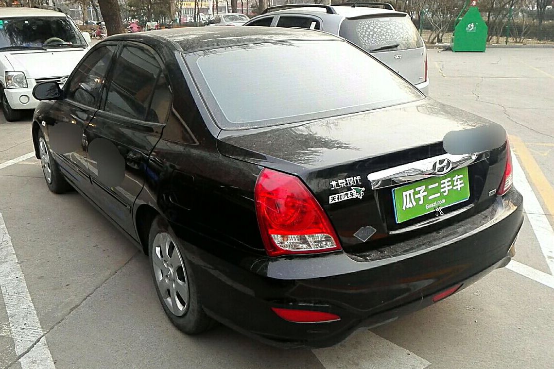 现代伊兰特 2012款 1.6l 手动cng双燃料版