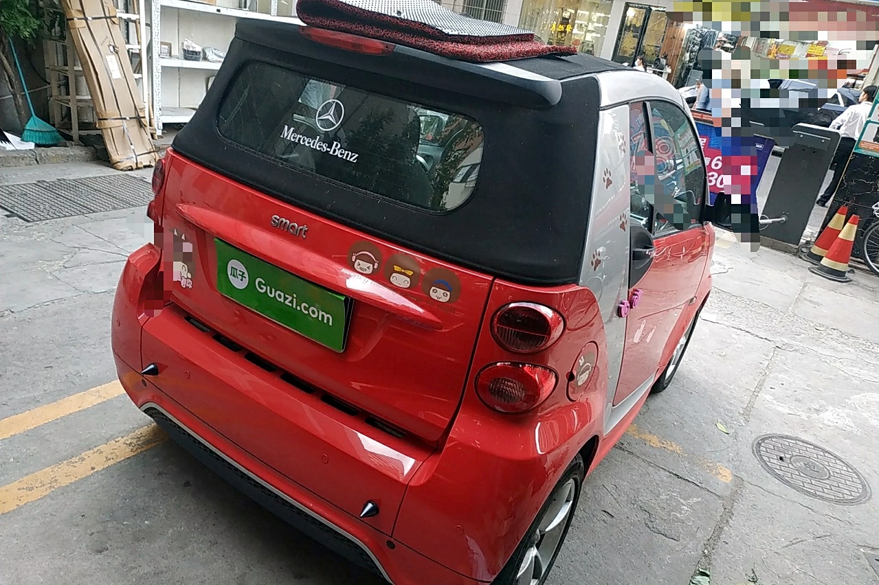 南京smart smart fortwo 2011款 1.0t 敞篷激情版二手