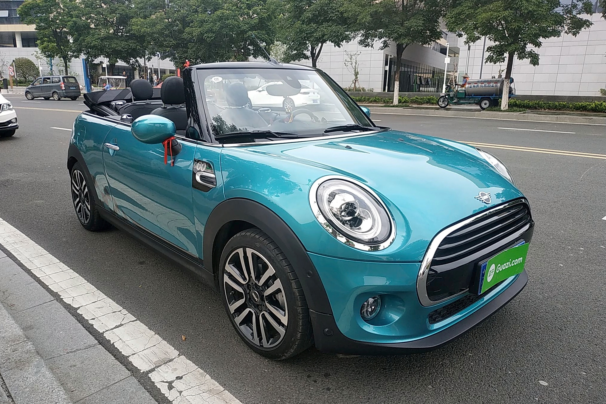 mini coupe mini coopers 敞篷1.5 加勒比蓝 车辆图片