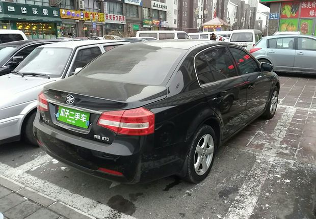 奔腾B70 2012款 1.8L 手动 舒适型 (国Ⅳ) 