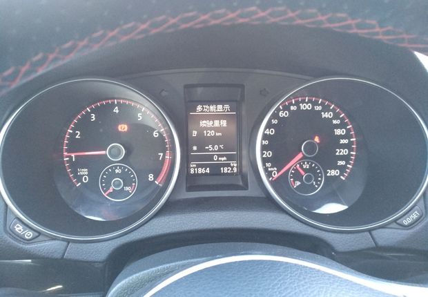 大众高尔夫GTI 2012款 2.0T 自动 汽油 (国Ⅳ) 