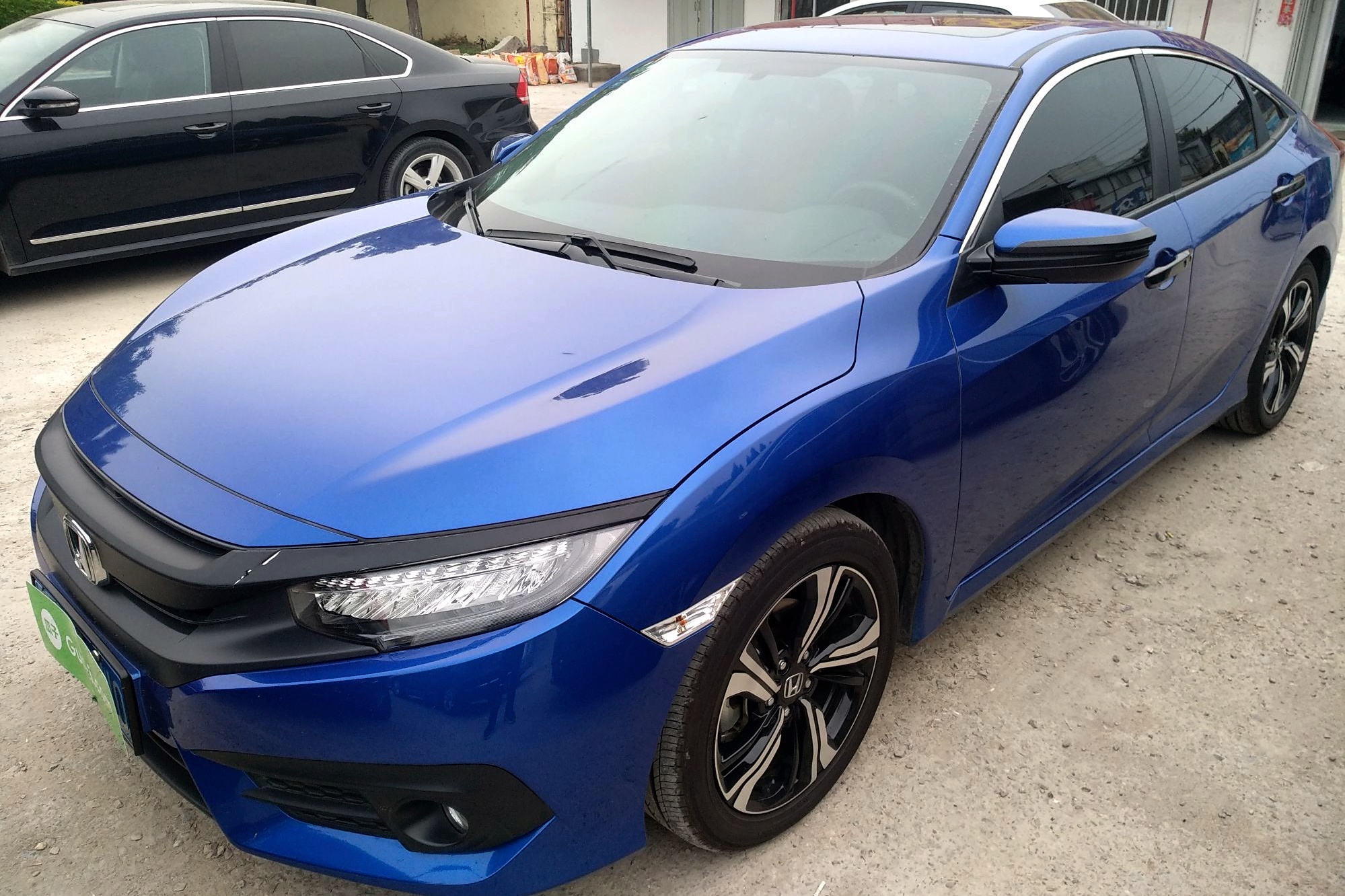 东风本田civic220蓝色图片