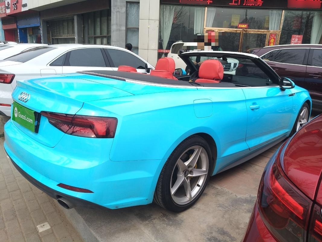 奥迪a5敞篷40tfsi进口2019款20t自动汽油时尚型