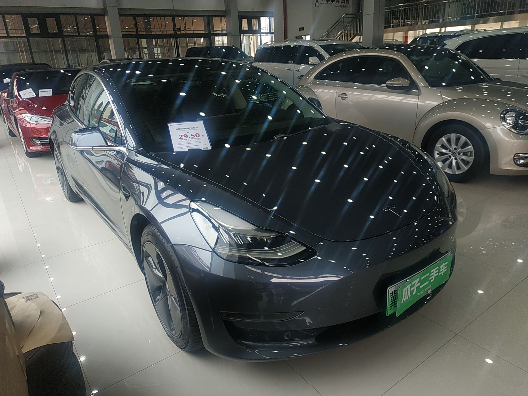 特斯拉model3进口2019款自动长续航电池纯电动