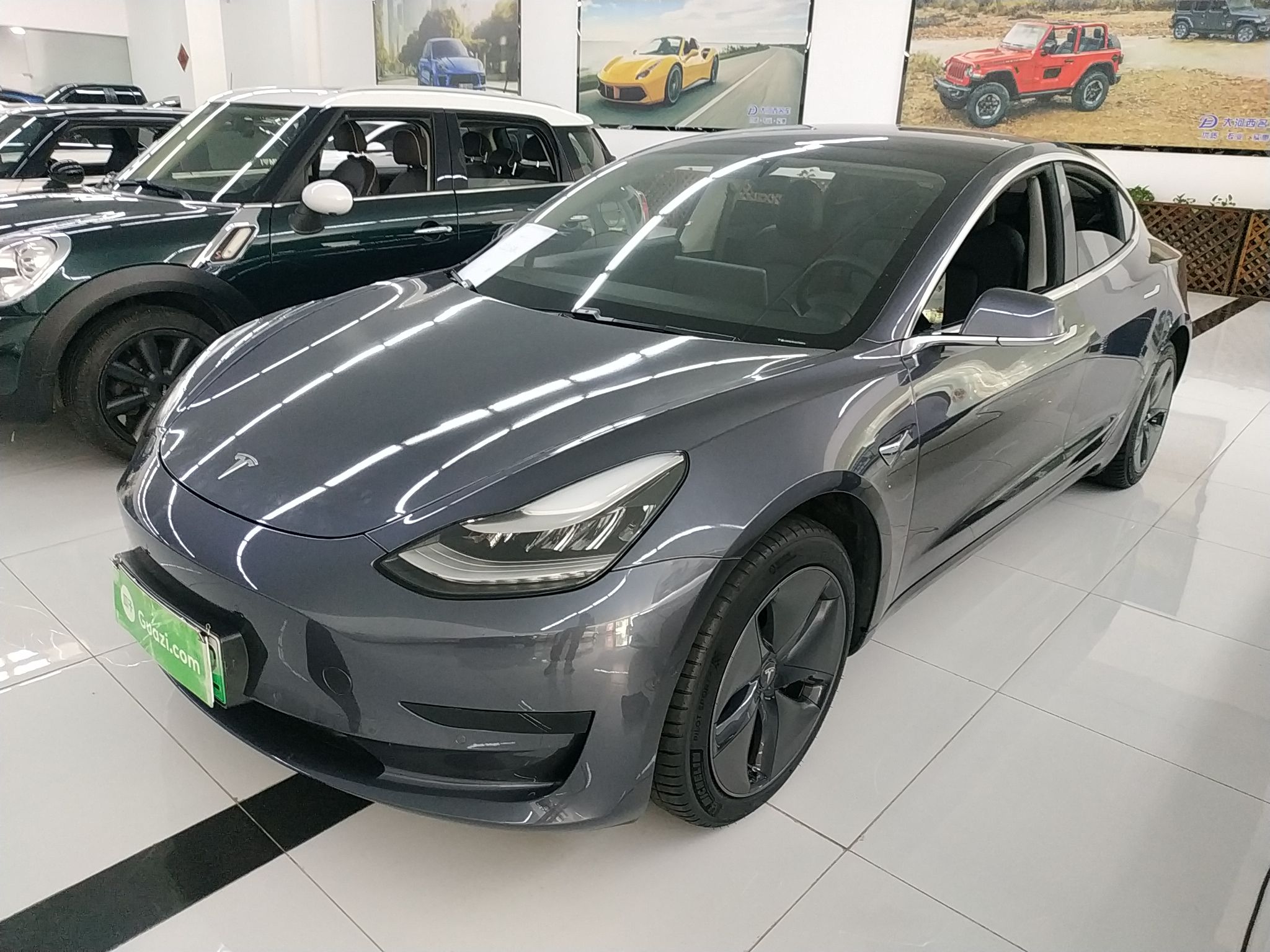 特斯拉model32020款自動標準續航升級版純電動