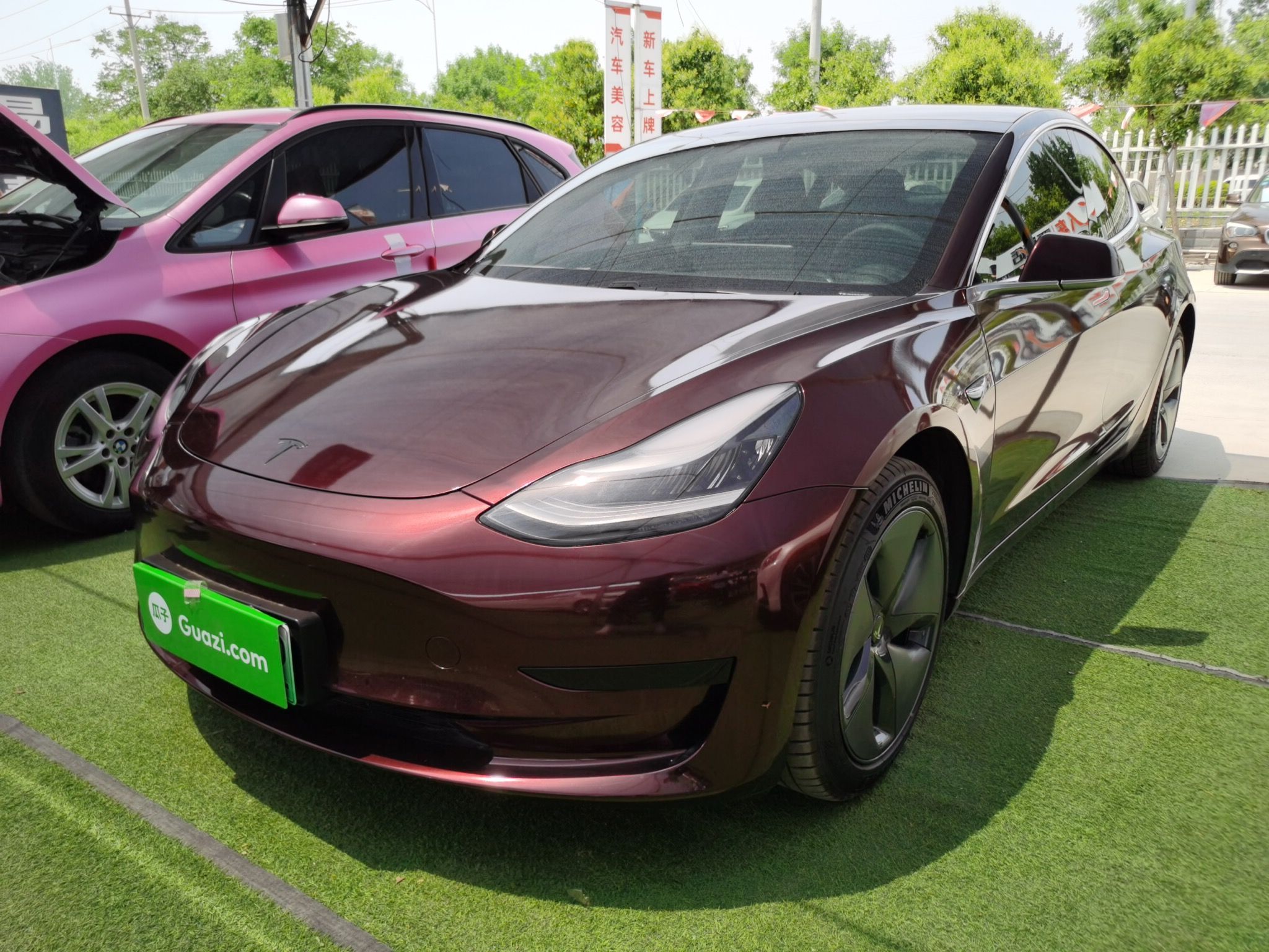 特斯拉model32020款自動標準續航升級版純電動