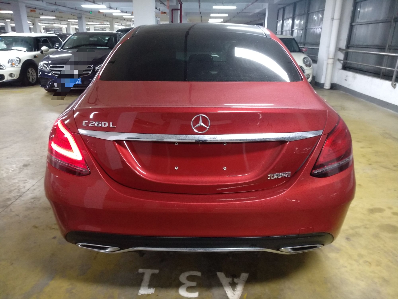 奔驰C级 C260L 2021款 1.5T 自动 运动版 (国Ⅵ) 