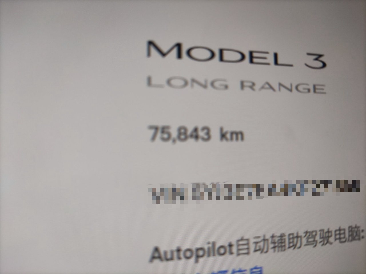 特斯拉 Model 3 2019款 长续航后驱版(进口)