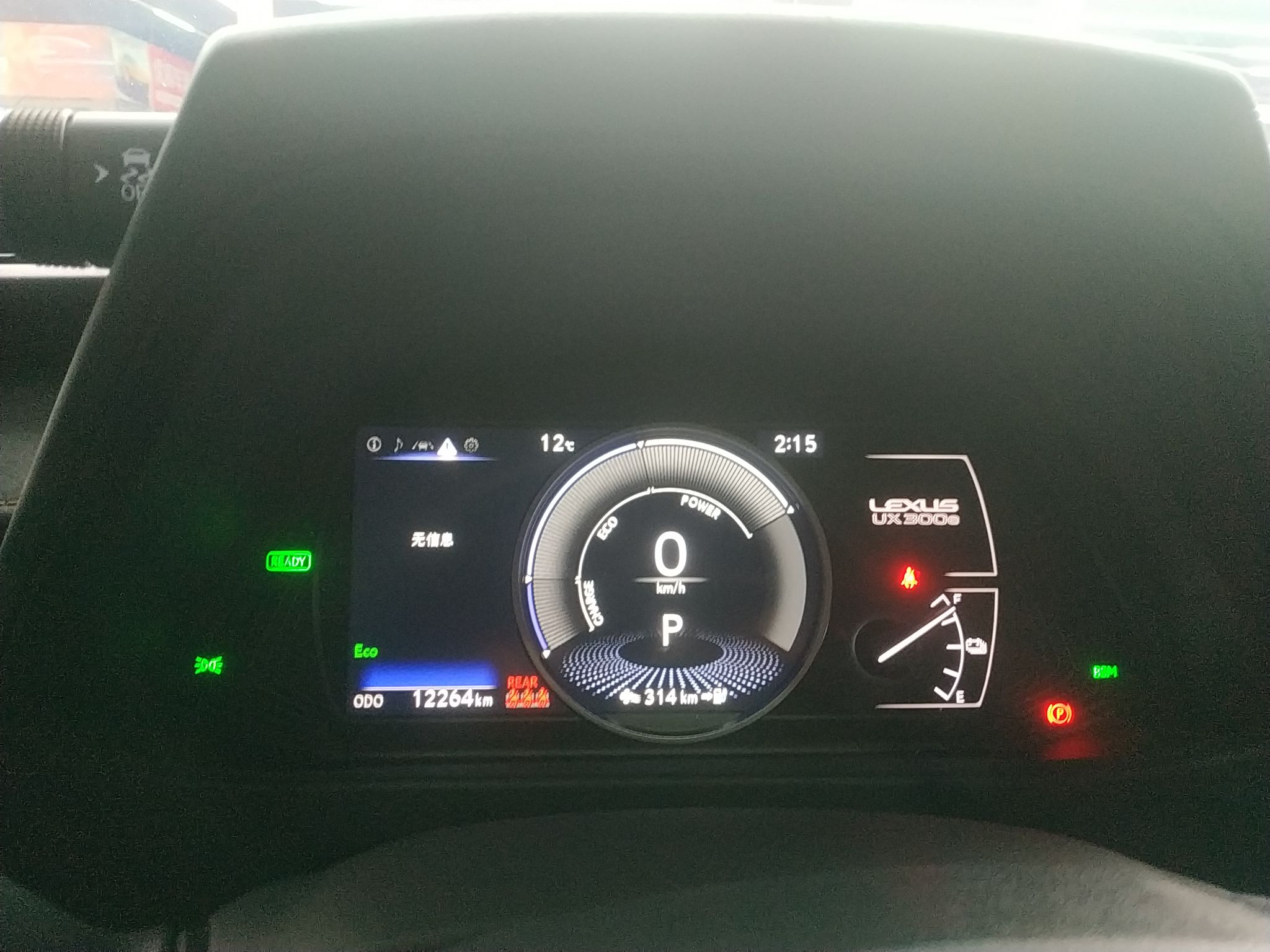 雷克萨斯UX新能源 2020款 300e 纯·享版